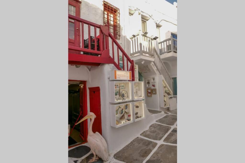 Traditional Myconian Studio In The Heart Of Chora Mykonos Town Екстериор снимка